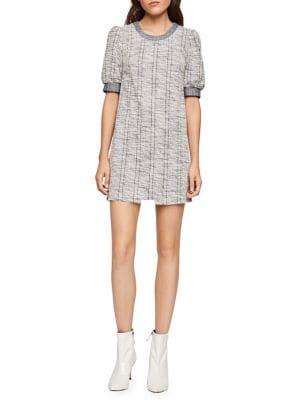 Bcbgeneration Pleated-shoulder Shift Dress