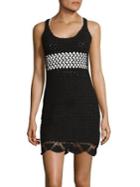 Lisa Maree Speakeasy Left Turn Crochet Mini Dress