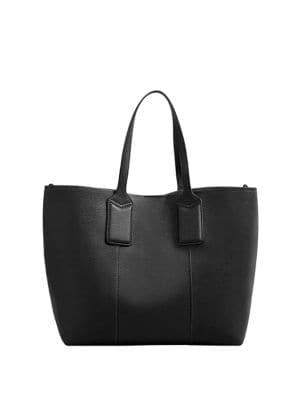 Mango Classic Pebbled Shopper