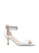 Nina Chainne Jewel Ankle-strap Sandals