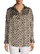 French Connection Leopard-print Blouse