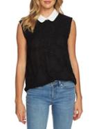 Cece Bouquet Floral Cotton Blend Top