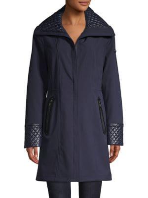 Via Spiga Quilted Full-zip Coat