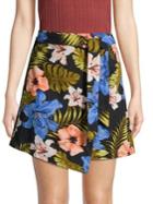 Vero Moda Tropical Wrap-front Skirt