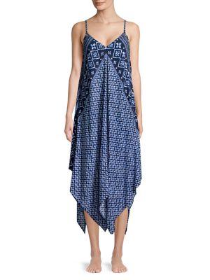 Tommy Bahama Engineered Scarf Coverup Dress