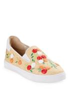 Isa Tapia Frida Floral Slip-on Sneakers