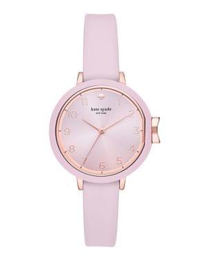 Kate Spade New York Park Row Three-hand Silicone Strap Watch