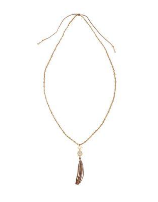 Chan Luu Solar Quartz And Sterling Silver Necklace