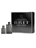 Burberry Brit Rhythm For Men Eau De Toilette Two-piece Set