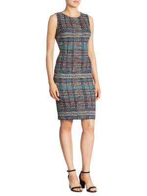 St. John Dara Back Slit Dress