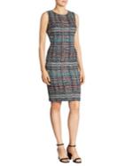 St. John Dara Back Slit Dress