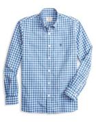Brooks Brothers Red Fleece Broadcloth Gingham Button-down Shirt