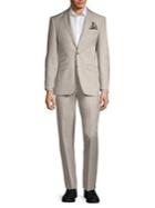 Tallia Orange Wool-blend Button Suit