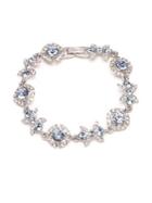 Givenchy Rhodium-plated And Glass Stone Crystal Bracelet