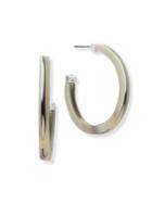 Ralph Lauren Horn Hoop Earrings 1.25