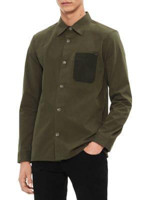 Calvin Klein Classic Long-sleeve Button-down Shirt
