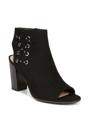 Circus By Sam Edelman Eda Suede Block Heel Peep-toe Booties