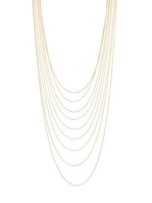 Bcbgeneration Goldtone Multi-row Layered Necklace
