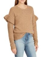 Lauren Ralph Lauren Relaxed-fit Ruffled Sweater