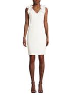 Trina Turk Jazzy At Last Ruffle Shoulder Dress