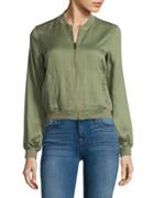 Jessica Simpson Embroidered Bomber Jacket