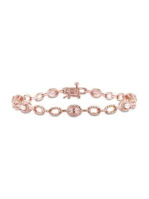 Sonatina Morganite Station Link Bracelet