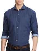 Polo Big And Tall Double-faced Casual Button-down Cotton Shirt