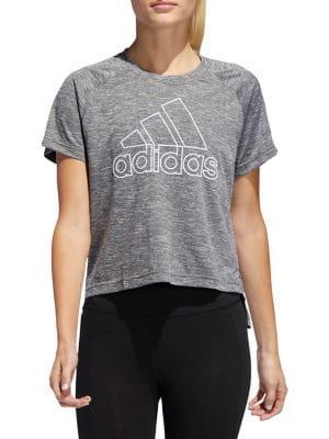 Adidas Cropped Short Sleeve Tee
