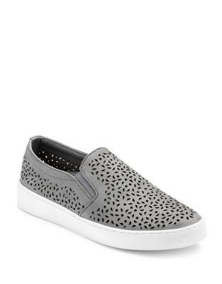Vionic Midi Perforated Leather Sneakers