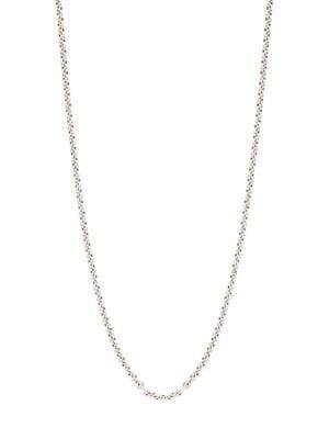 Uno De 50 Silvertone Chain Necklace