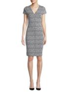 Michael Michael Kors Plaid Short-sleeve Sheath Dress