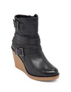 Bcbgeneration Finland Leather Wedge Boots