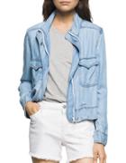 Calvin Klein Jeans Zip-front Chambray Jacket