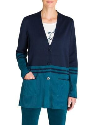 Olsen Collegiate Cotton-blend Cardigan