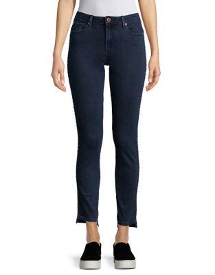 Ivanka Trump Cropped Mid-rise Jeans