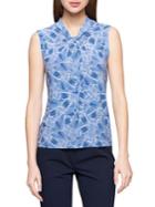 Tommy Hilfiger Palm Printed Knotted Top