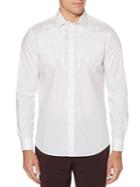 Perry Ellis Embroidered Long Sleeve Button Down Shirt
