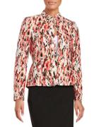 Nipon Boutique Printed Open-front Jacket