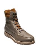 Cole Haan Waterproof Two-tone Leather Boots