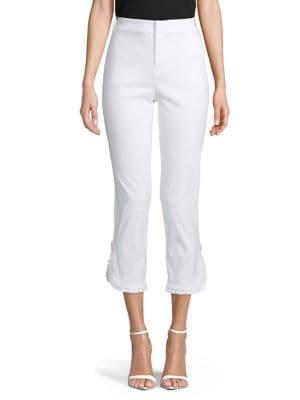 Lord And Taylor Separates Petite Kelly Flare Cropped Pants