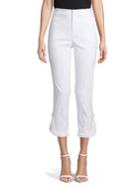 Lord And Taylor Separates Petite Kelly Flare Cropped Pants