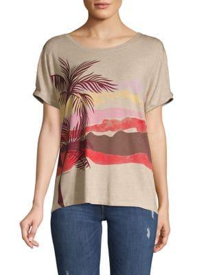 Democracy Palm Screenprint Tee