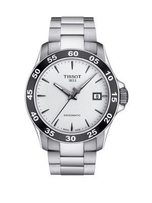 Tissot T-sport V8 Swissmatic Stainless Steel Chronograph Bracelet Watch