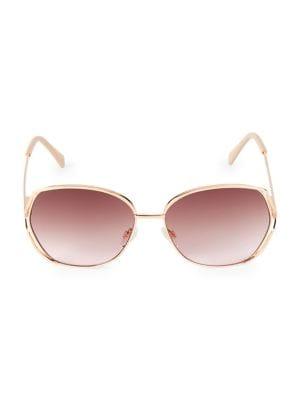 Vince Camuto 60mm Contoured Round Sunglasses