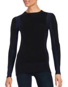 Dkny Colorblocked Long Sleeved Pullover Sweater