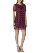 Tahari Arthur S. Levine Floral Overlay Sheath Dress