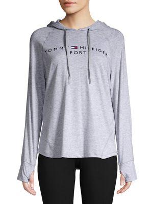 Tommy Hilfiger Performance Drawstring Logo Hoodie
