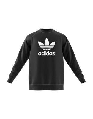 Adidas Adicolor Trefoil Cotton Warm-up Crewneck Sweatshirt