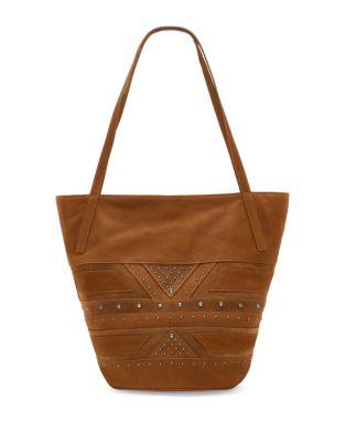 Lucky Brand Stud Accent Leather Tote