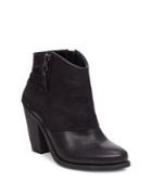 Jessica Simpson Cerrina Suede And Leather Ankle Boots